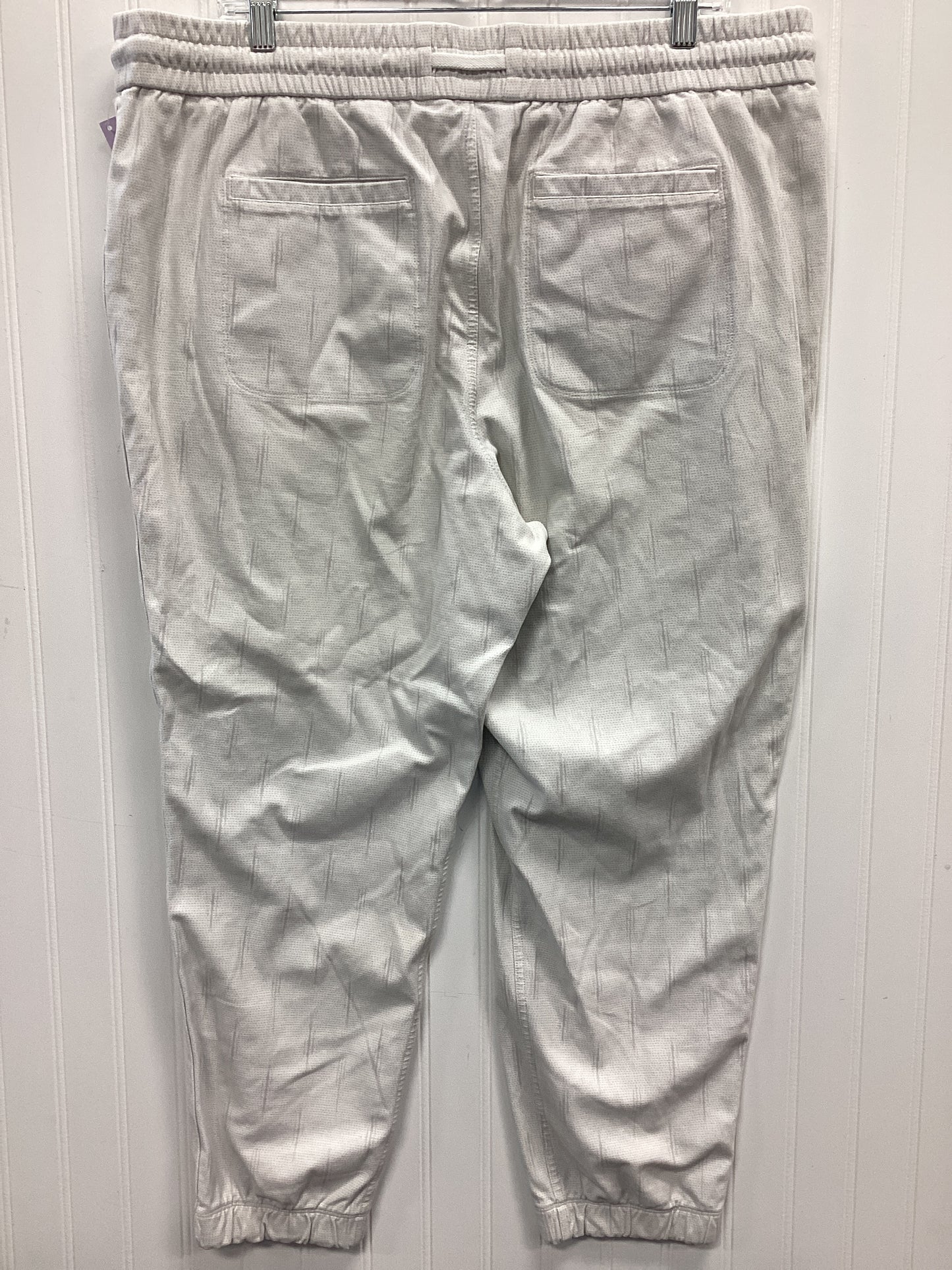 Athletic Pants By Athleta In Green & White, Size:18