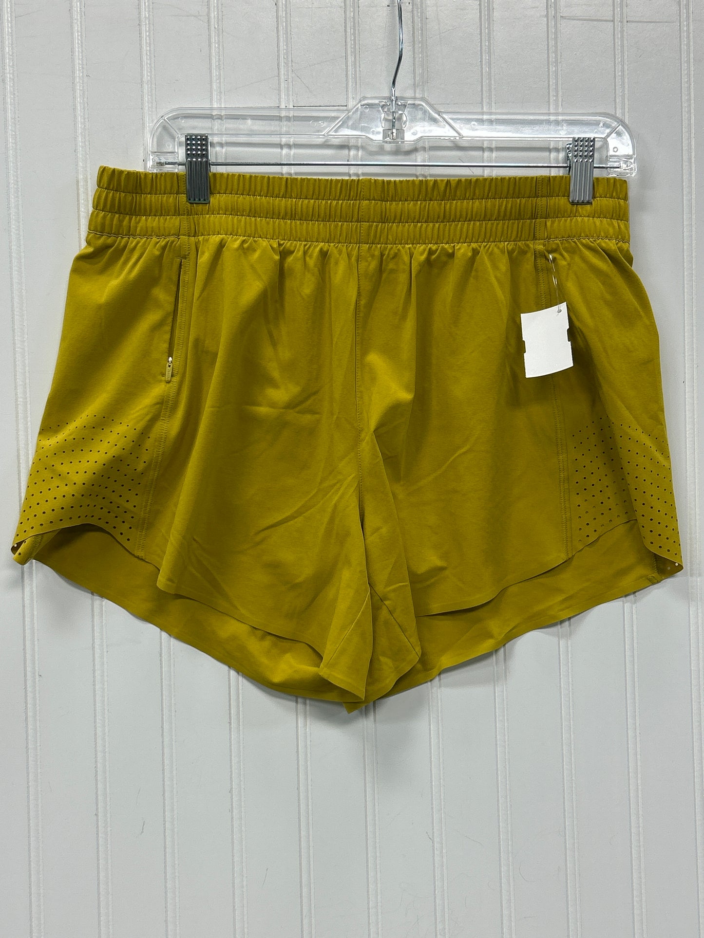 Athletic Shorts By Athleta In Yellow, Size:M