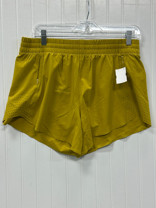Athletic Shorts By Athleta In Yellow, Size:M