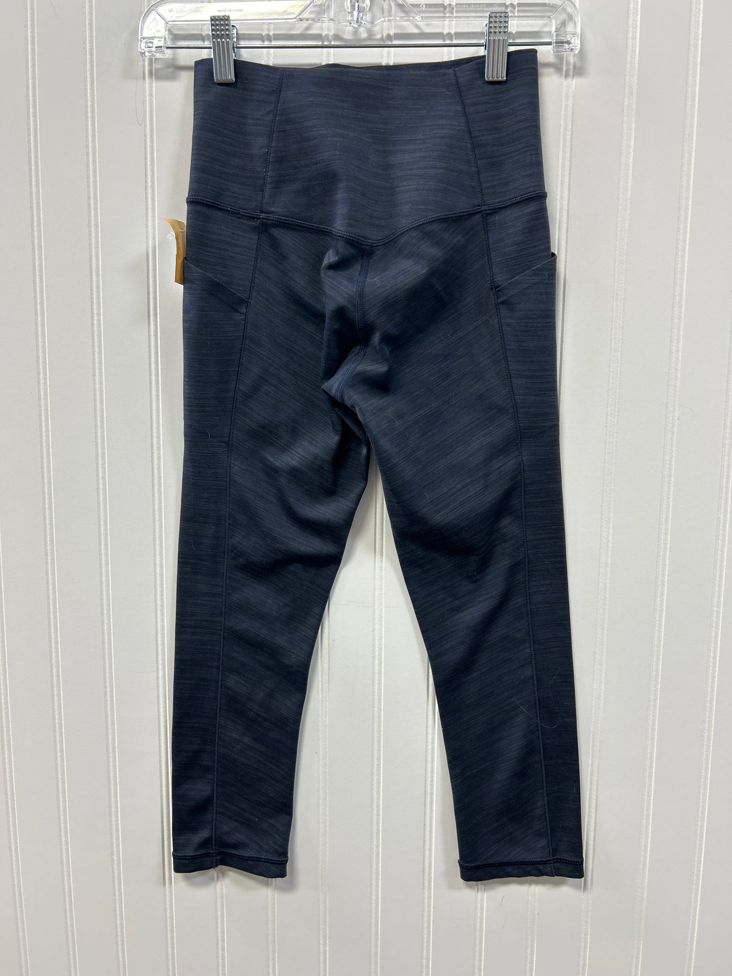 Athletic Leggings By Athleta In Navy, Size:Xs