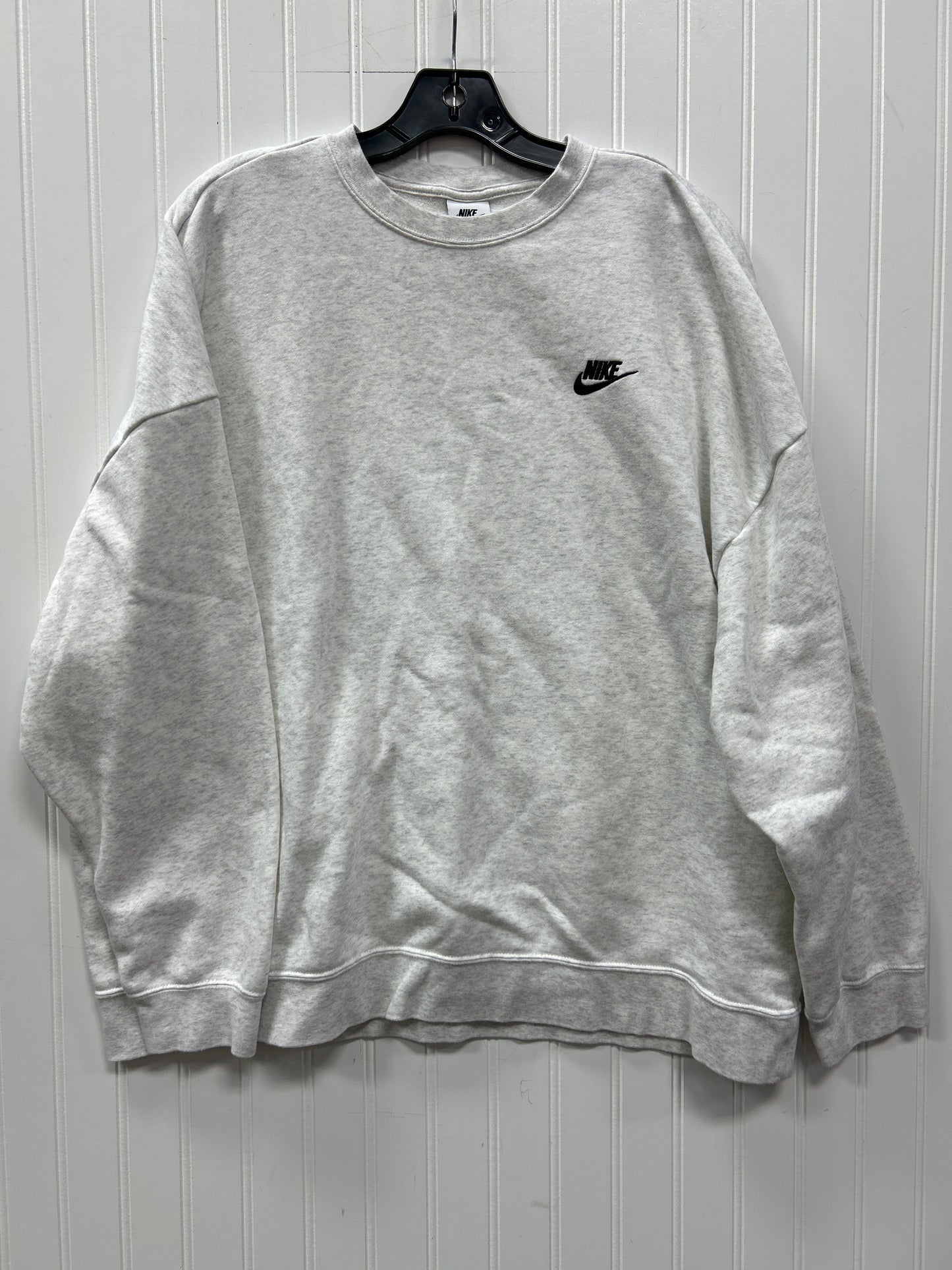 Athletic Sweatshirt Crewneck By Nike Apparel In White, Size:Xl