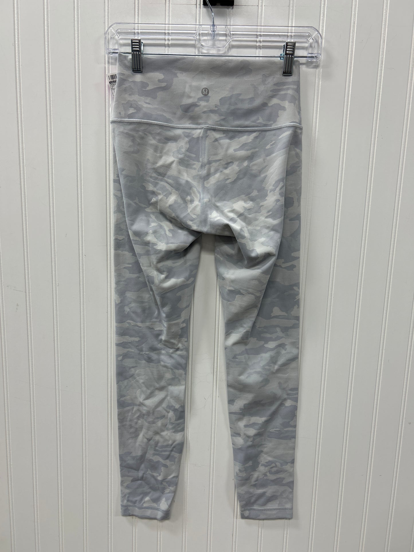 Athletic Leggings By Lululemon In Grey, Size:6