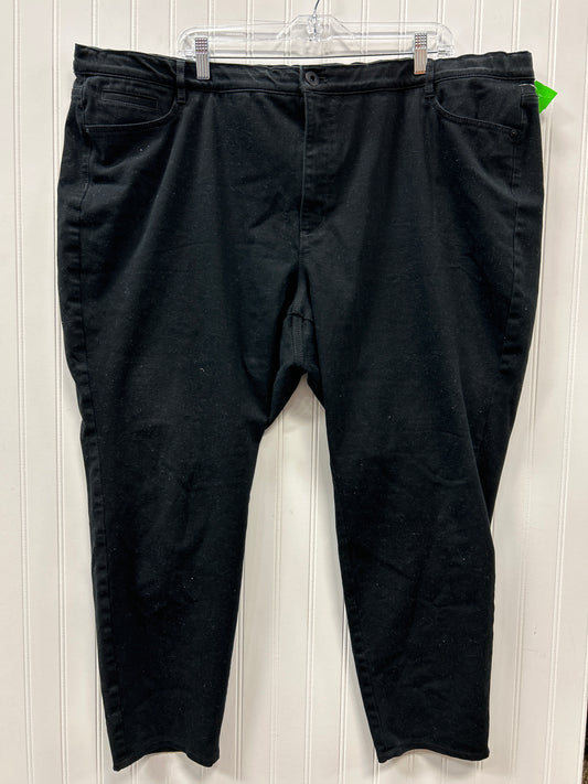 Jeans Skinny By J. Jill In Black Denim, Size:28