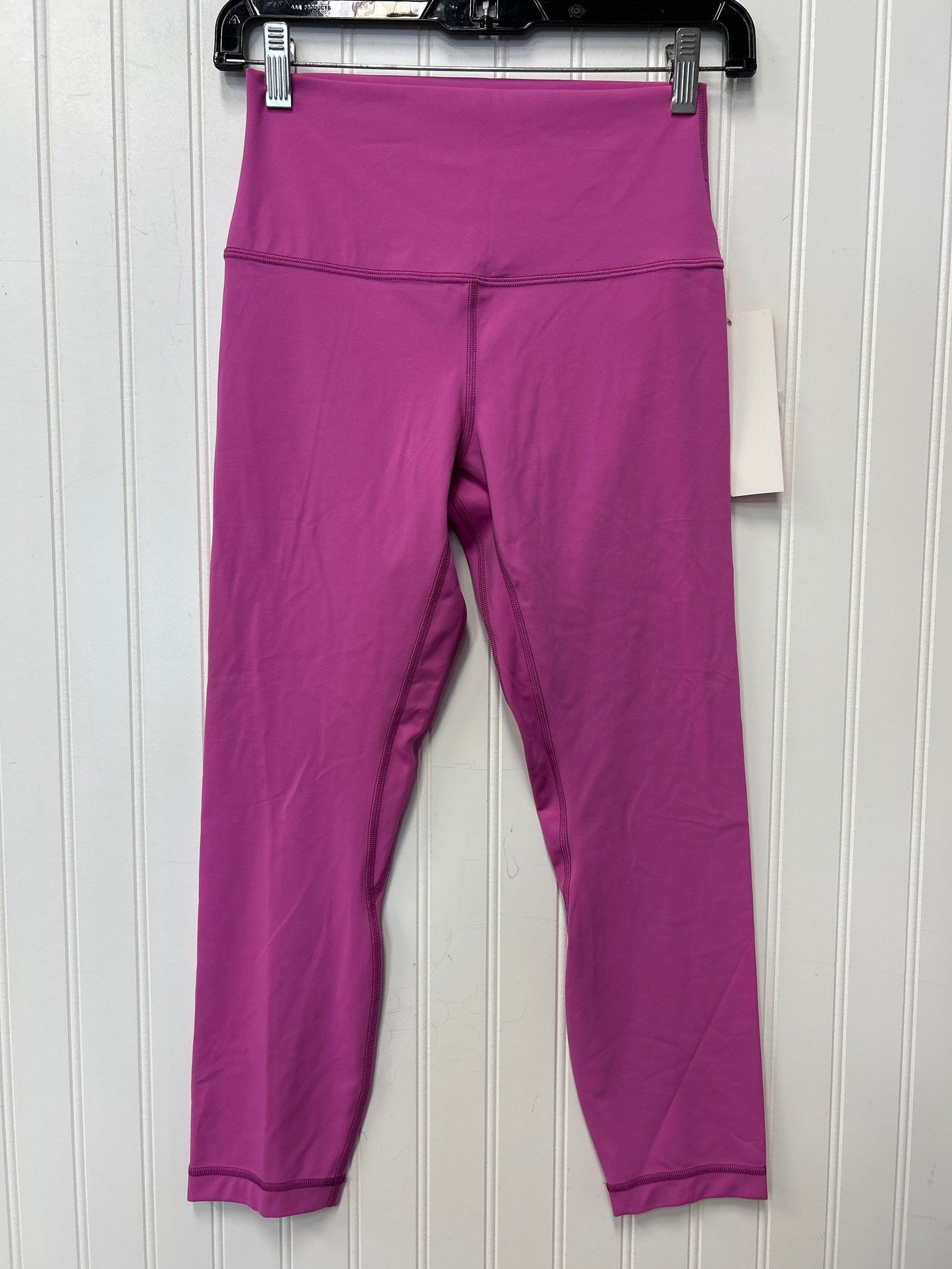 Athletic Leggings Capris By Lululemon In Pink, Size:6