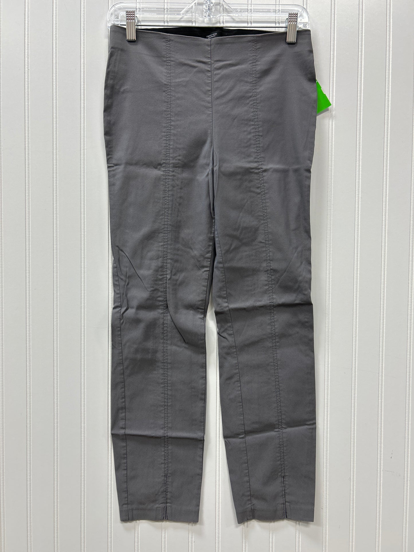 Pants Dress By Simply Vera In Grey, Size:S
