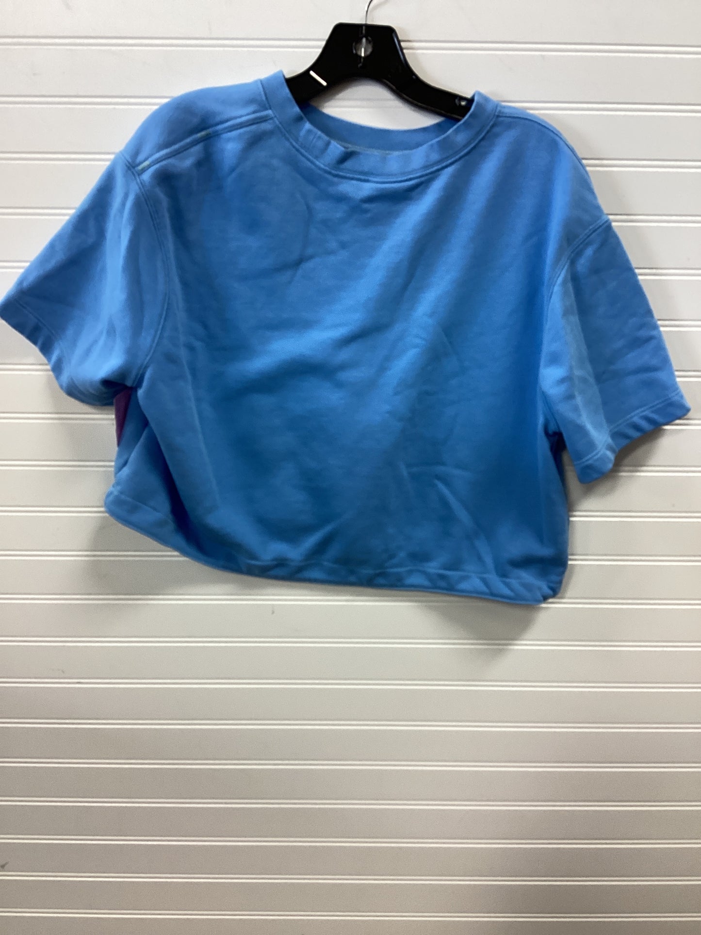 Athletic Top Ss By Nike In Blue, Size:M