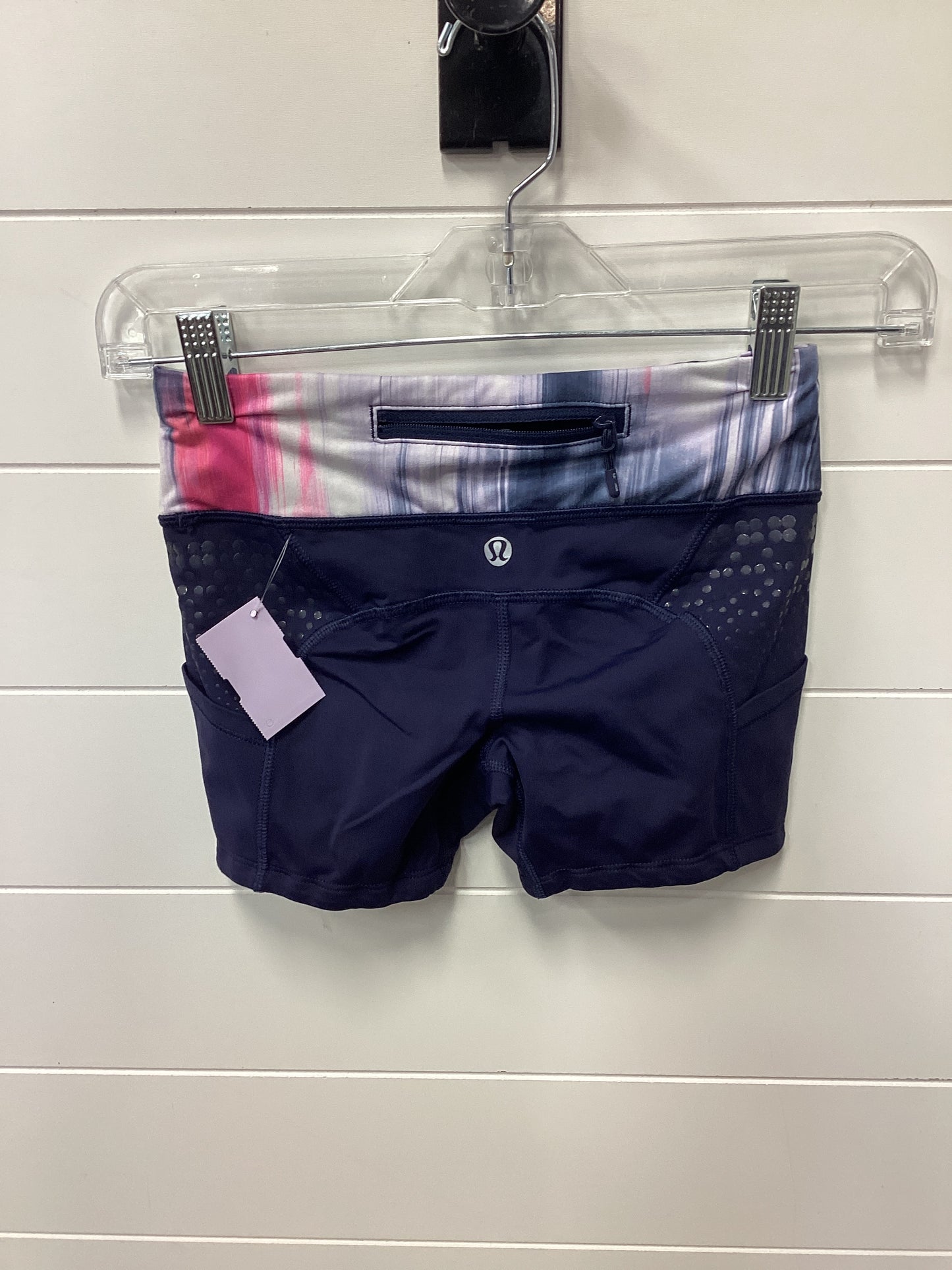 Athletic Shorts By Lululemon In Blue, Size:2